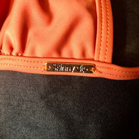 Skinny Dip burnt orange triangle bikini top - Picture 4 of 7